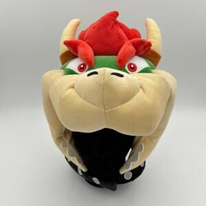 Super Nintendo World Bowser Plush Hat Super Mario Bros Cosplay Costume